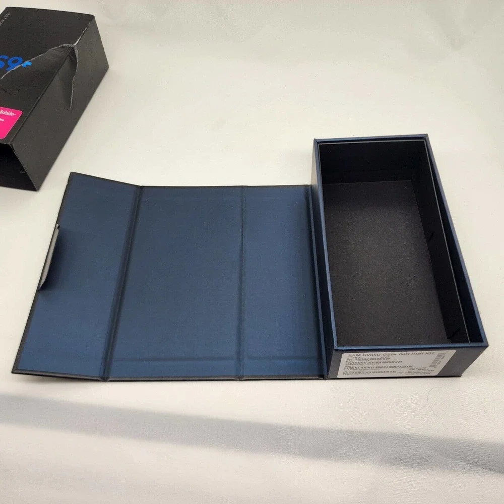 Samsung Galaxy S9+ 64GB T-Mobile SM-G965U EMPTY BOX *UPPER COVER TORN*